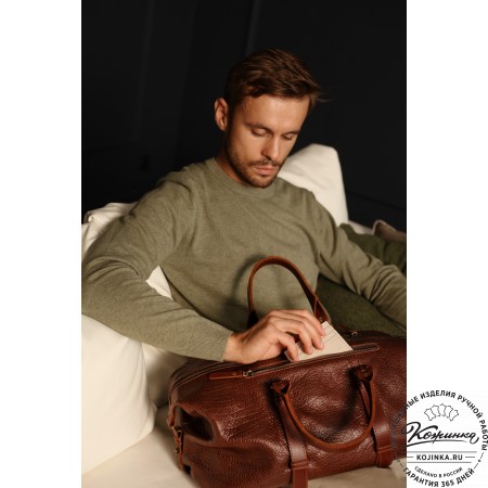 Дорожно-спортивная сумка "Вашингтон" (рыжая)